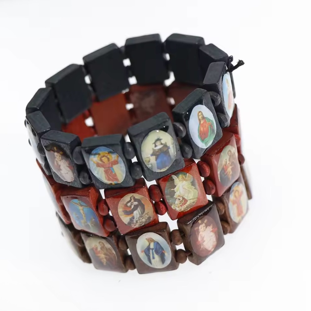 Wooden Christian Bracelet